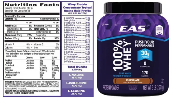 EAS 100% Whey Protein