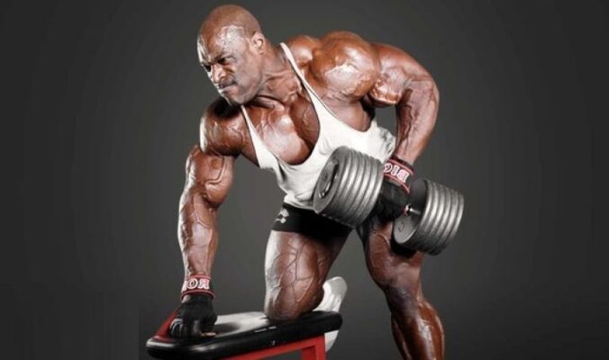 زیربغل تک دمبل