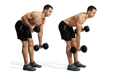 Alternating Dumbbell Row