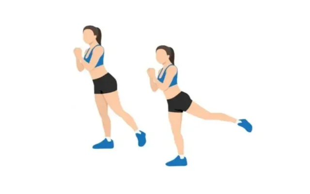 کیک بک باسن ایستاده با وزن بدن