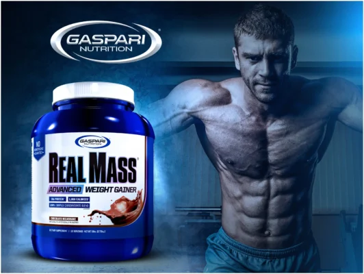 REAL MASS افزایش حجم و وزن محصولات گاسپاری Gaspari