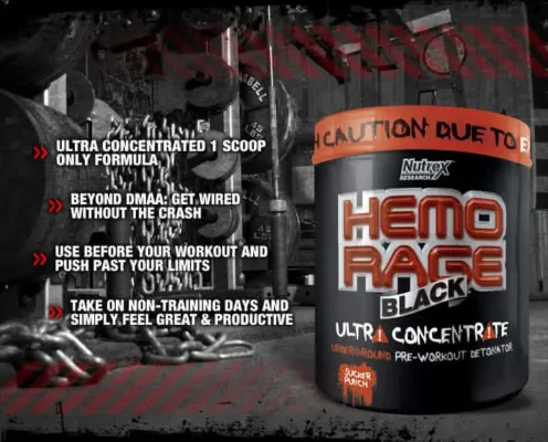 مکمل همو ریج Nutrex Hemo Rage Black