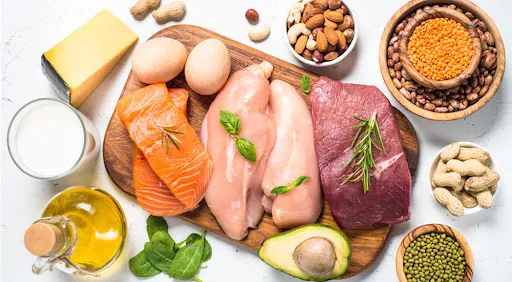 میزان پروتئین موجود در غذاها