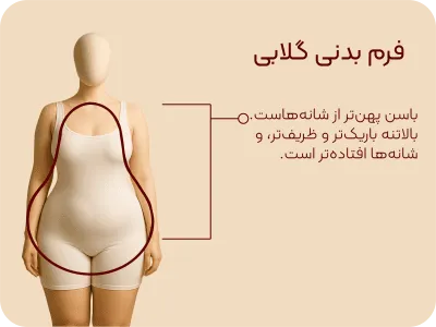  فرم بدن گلابی یا مثلثی