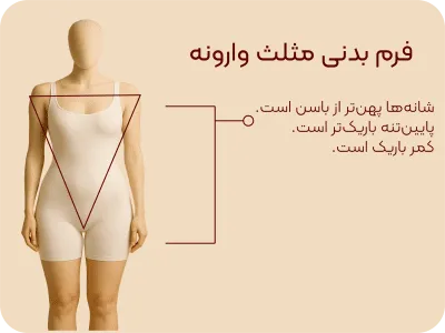 فرم بدن مثلث وارونه