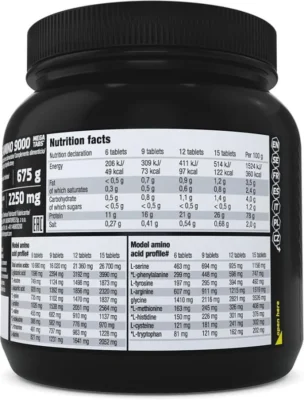 ارزش غذایی آنابولیک آمینو 9000 الیمپ