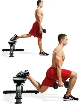 تک پا دمبل روی میز