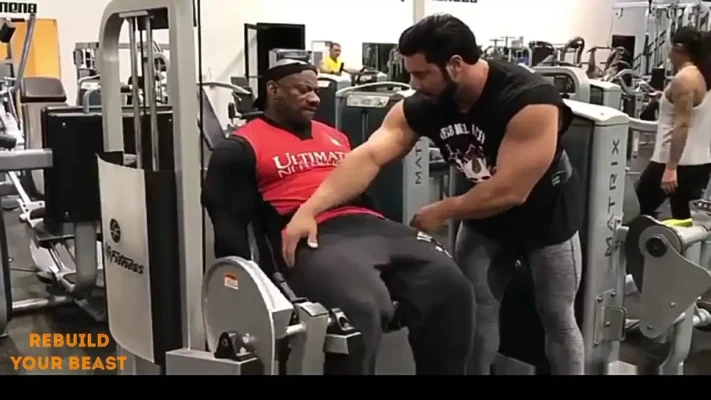 تمرين روز پا دکستر جکسون يک روز مانده به مسترالمپيا