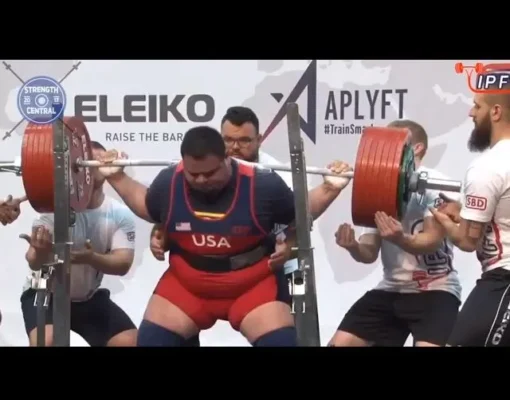 مسابقات پاورلیفتینگ جهانی دسته مثبت 120 کیلوگرم Joseph Pena