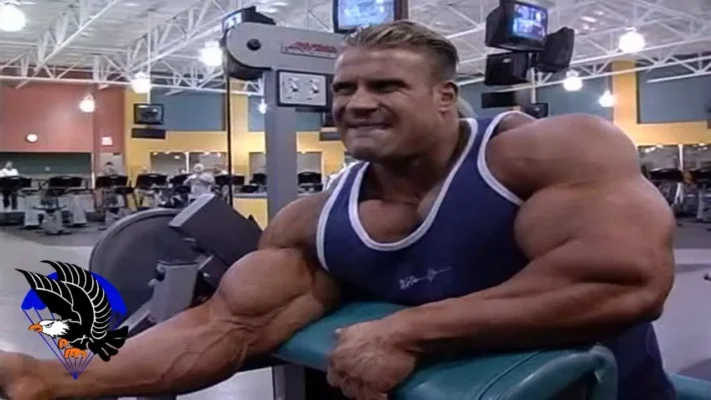 تمرین سینه و بازو جی کاتلر چند هفته مانده به مسترالمپیا2003